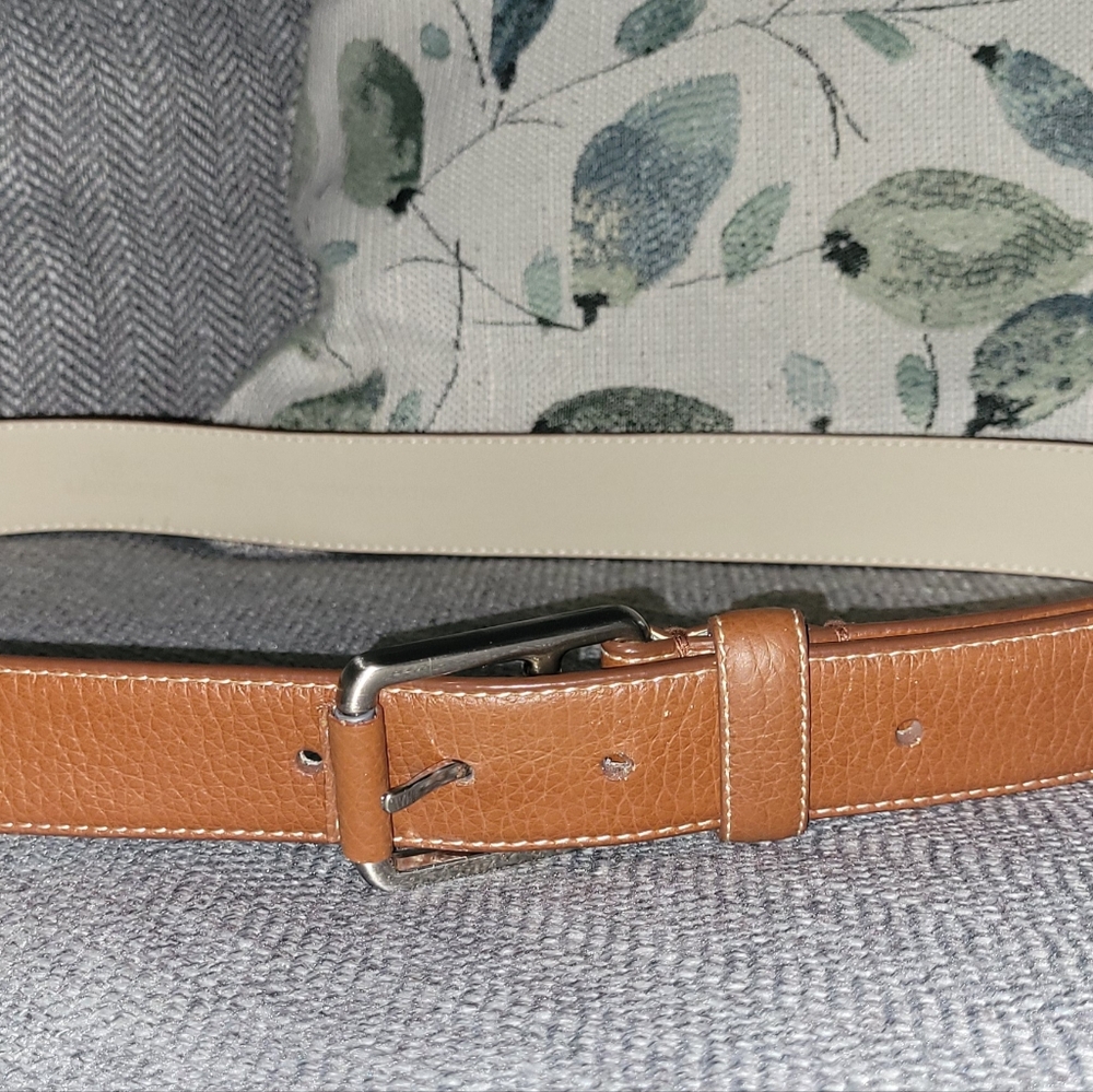 Lacoste Tan Leather Men's Belt